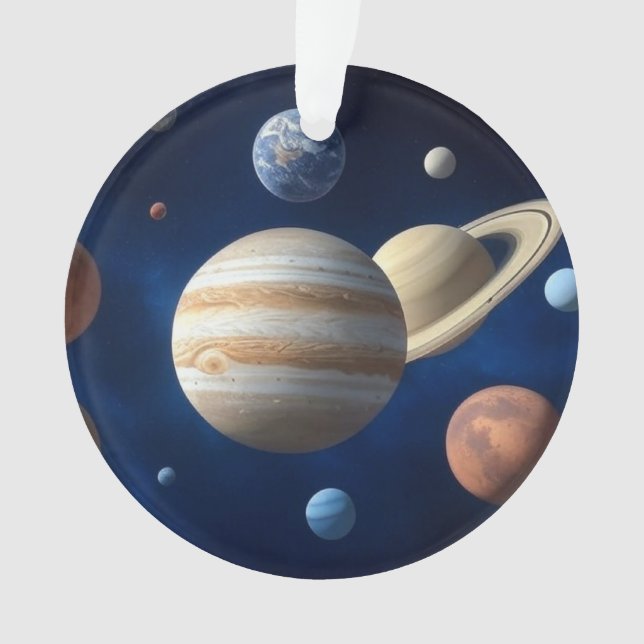 Solar System Montage Ornament (Front)