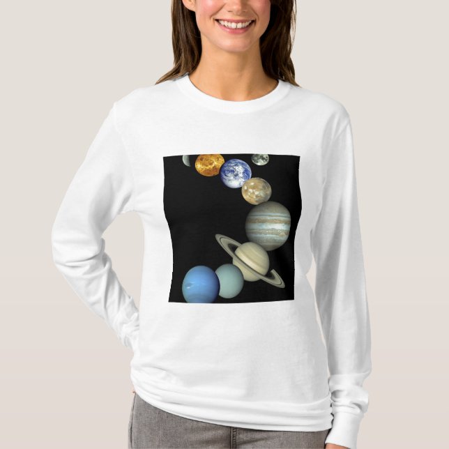 Solar System Montage T-Shirt (Front)