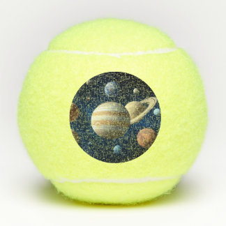Solar System Montage Tennis Balls