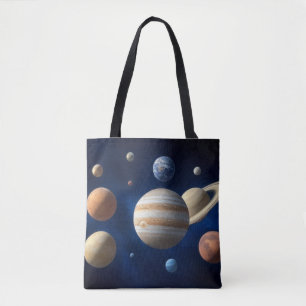 Solar System Montage Tote Bag