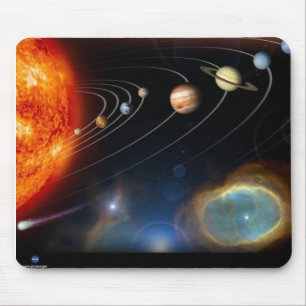 solar-system mouse pad
