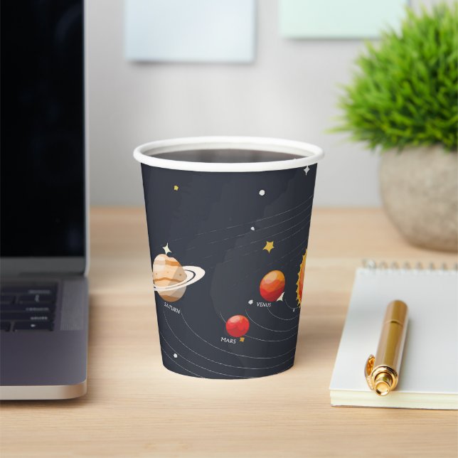 Solar system Paper Cups (Insitu)