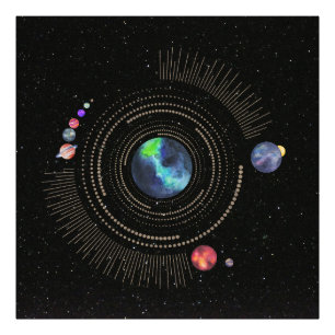 Solar System  Photo Print