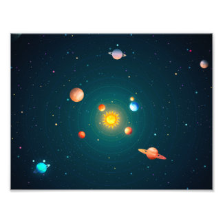Solar System Photo Print