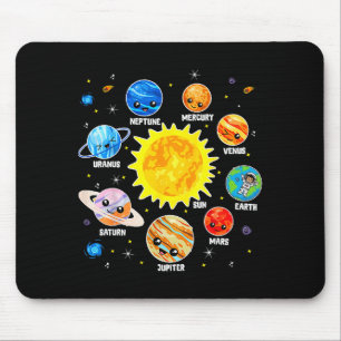 Solar System Planet Space Planets Boys Girls Toddl Mouse Pad