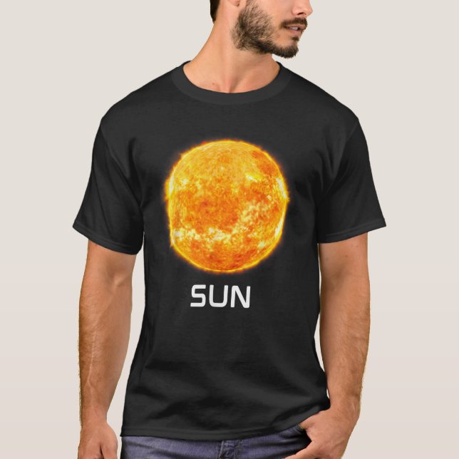 Solar System Planet Sun Outer Space  T-Shirt (Front)