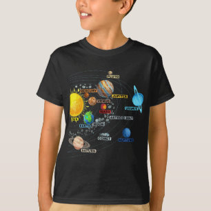 Solar System Planets - Astronomy Space Science - G T-Shirt