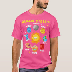 Solar System Planets For Kids Solar System Space S T-Shirt