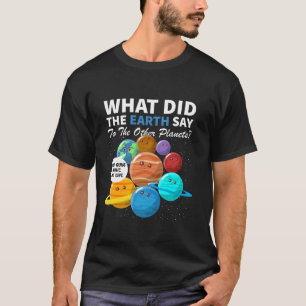 Solar System Planets Funny Gifts For Space Geeks L T-Shirt