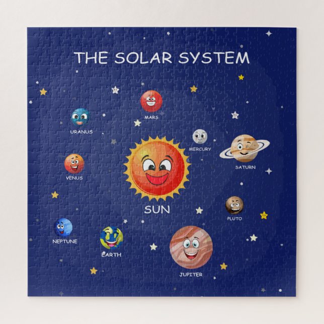 Solar System Planets Jigsaw Puzzle (Vertical)