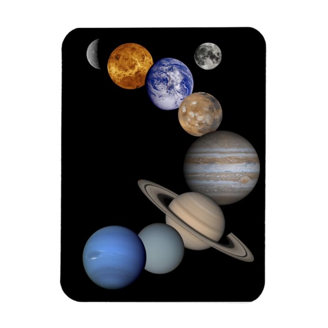 Solar System Planets Magnet (Vertical)