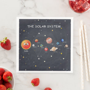 Solar System Planets Napkins
