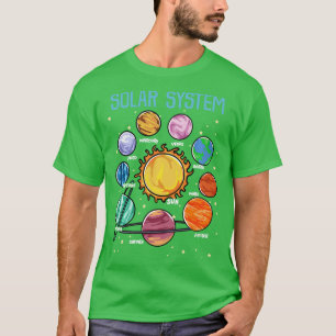 Solar System Planets Science Space Boys Girls SEM  T-Shirt