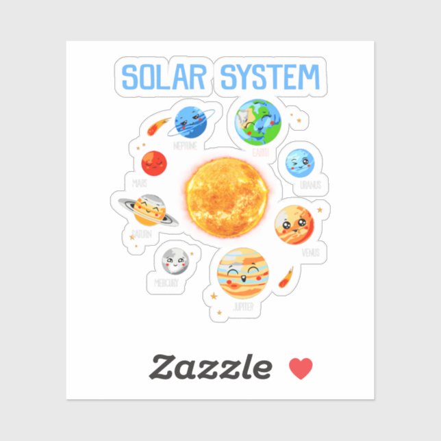 Solar System Planets Science Space Boys Girls STEM (Sheet)