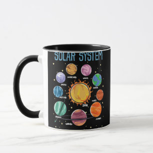 Solar System Planets Science Space Boys Girls STEM Mug