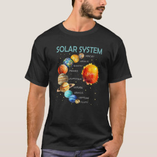 Solar System Planets Science Space Boys Premium T-Shirt
