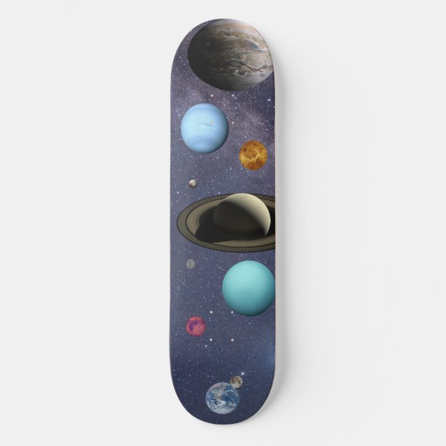 Solar system planets skateboard (Front)