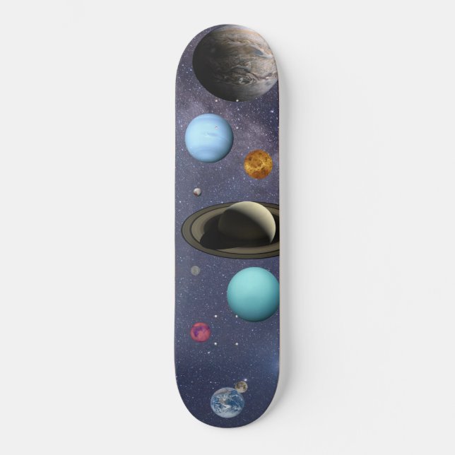 Solar system planets skateboard (Front)