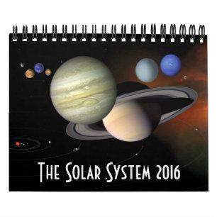 Solar System Planets Space Astronomy 2016 Calendar