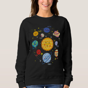 Solar System Planets Space Science Astrology Sweatshirt