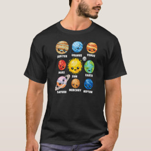 Solar System Planets Space Science Planet Universe T-Shirt