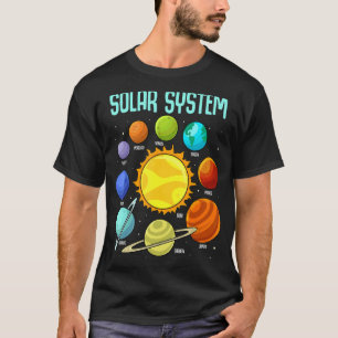 Solar System Planets Space Week science teacher bo T-Shirt