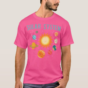 Solar System Planets Sun Astronomy Space Men Women T-Shirt