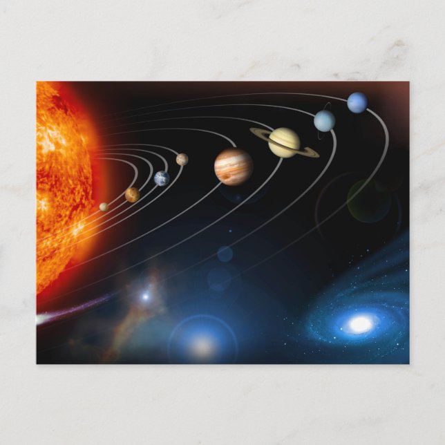"Solar System" Postcard (Front)
