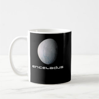 Solar System Saturn Moon Enceladus Space Astronomy Coffee Mug