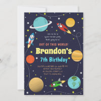 Solar System Space-themed Birthday