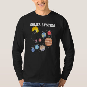 Solar System Sun Planet Science Astronomy Space Ma T-Shirt