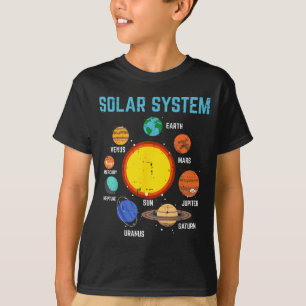 Solar System Sun Planets Galaxy Astronomy Men Wome T-Shirt
