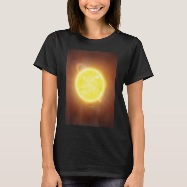 Solar System Sun Space Science Astronomy Galaxy T-Shirt (Front)