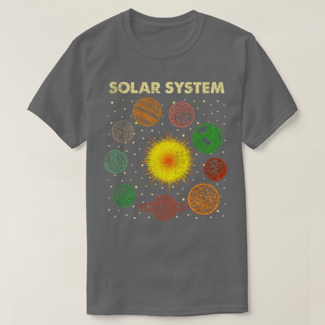 Solar System T-Shirt (Design Front)
