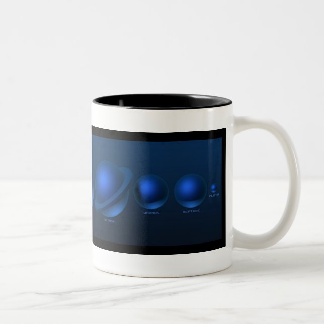 Solar System Two-Tone Coffee Mug (Right)