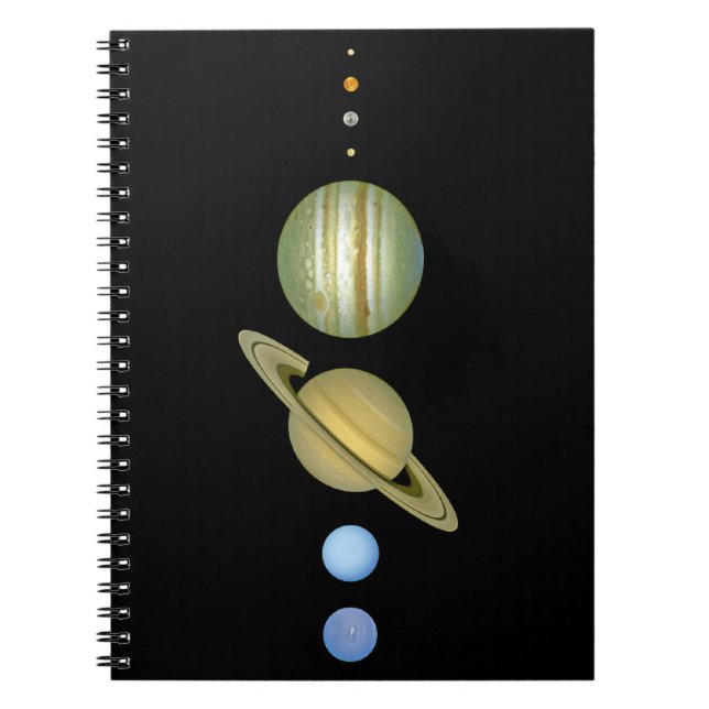 Solar Sytem ~ Long View Notebook (Front)
