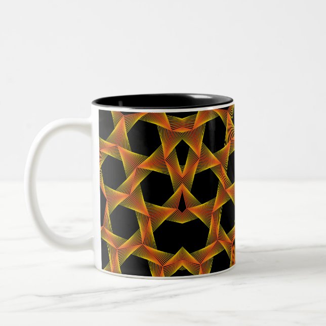 Solar Tessella Two-Tone Coffee Mug (Left)