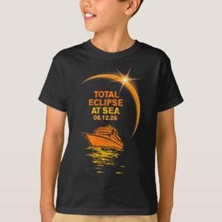 Solar Totality Eclipse August 12 2026 Men Women T-Shirt