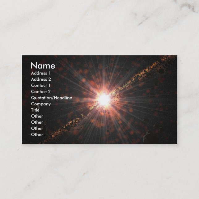Solar View 5 Business Card (Front)