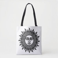 Solar Visage Sigil – Black Sun Emblem Tee