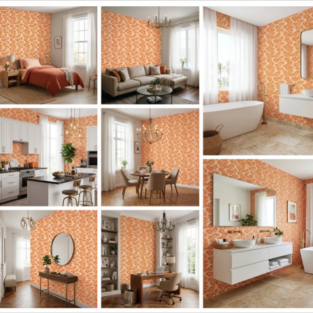 Solara Frond House Tropical Palm Wallpaper Decor (Palm Leaf Wallpaper That Instantly Warms Any Room)