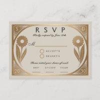 SOLARA I : Wedding RSVP Card