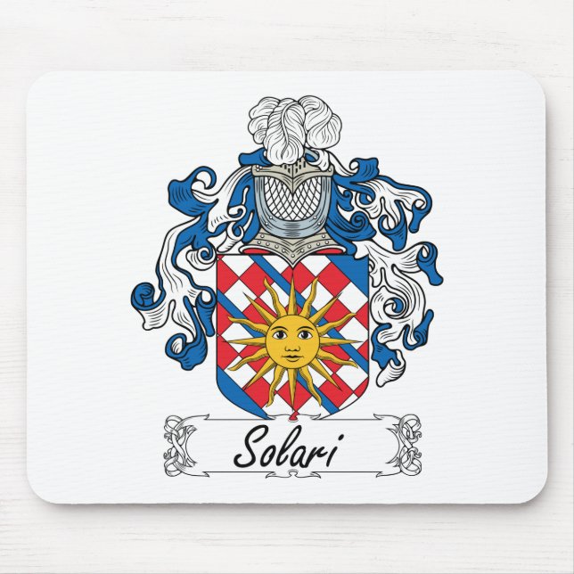Solari Family Crest Mouse Pad (Front)
