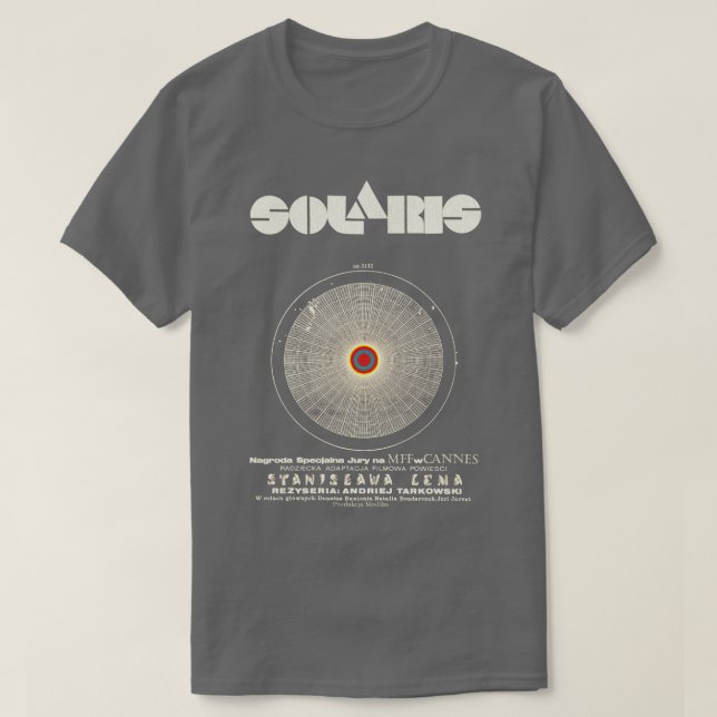 SOLARIS 70s Cult Film T-Shirt (Design Front)