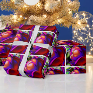 Solarised Rose by Shirley Taylor Wrapping Paper
