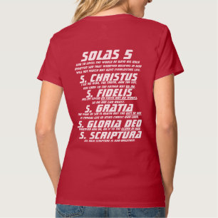 Solas 5 - The 5 "Onlys" - White Lettering T-Shirt