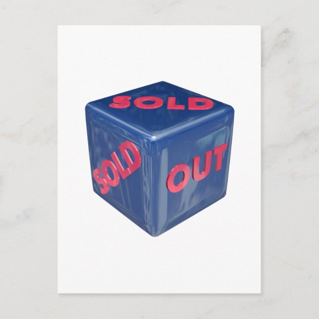 sold out postcard (Front)