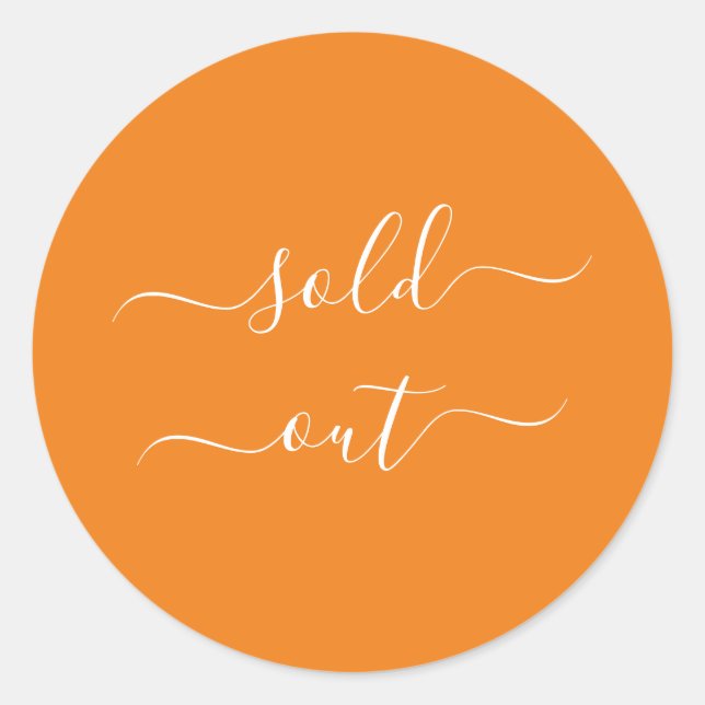 Sold out Stickers (Front)