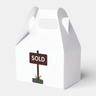 Sold Sign Favour Box