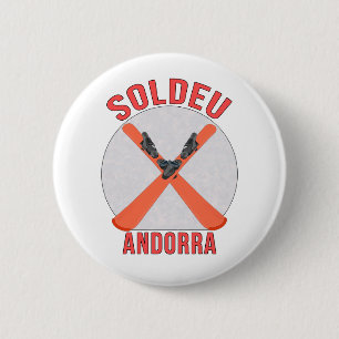 Soldeu, Andorra 6 Cm Round Badge